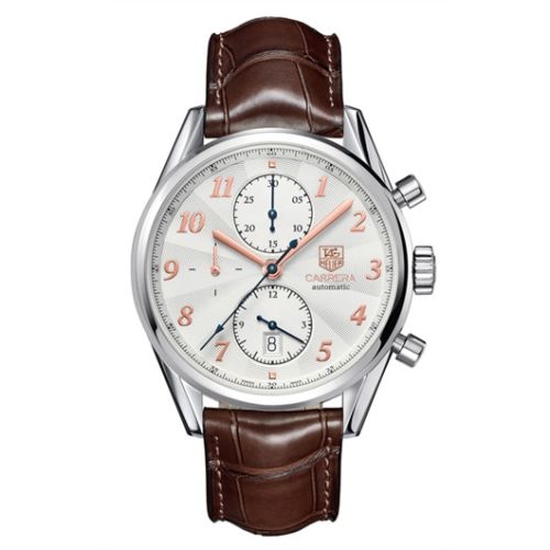 TAG Heuer Carrera Calibre 16 41 Heritage Stainless Steel / Silver / Alligator